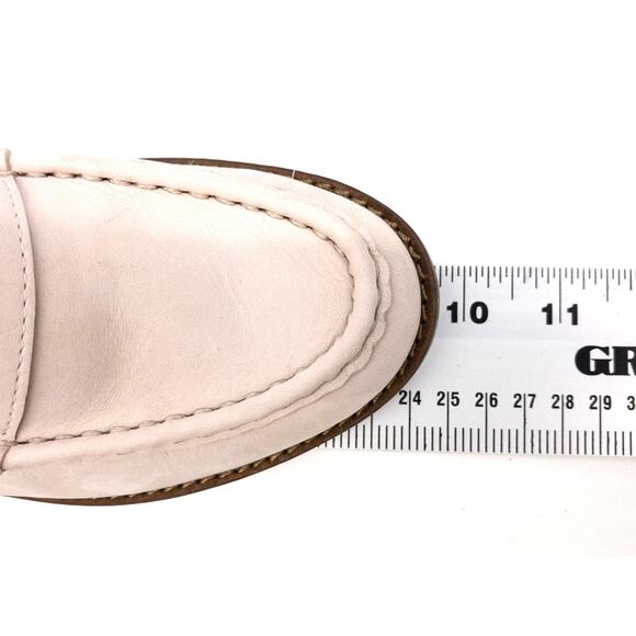 New Vionic Light Pink Waverly Nubuck Leather Orthotic Slip On Penny Loafers 5 - Picture 11 of 11